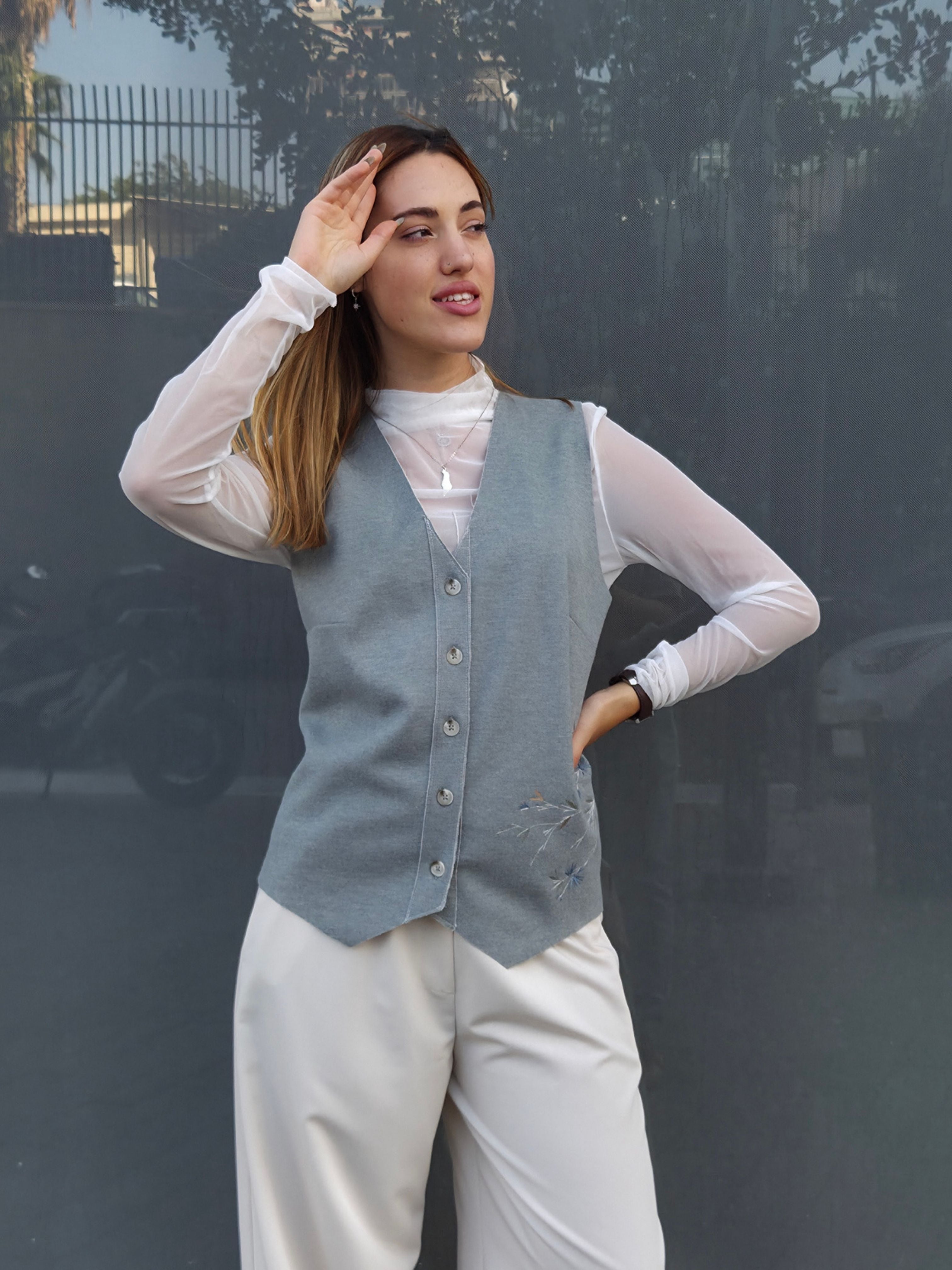 ROBERT EMBROIDED VEST