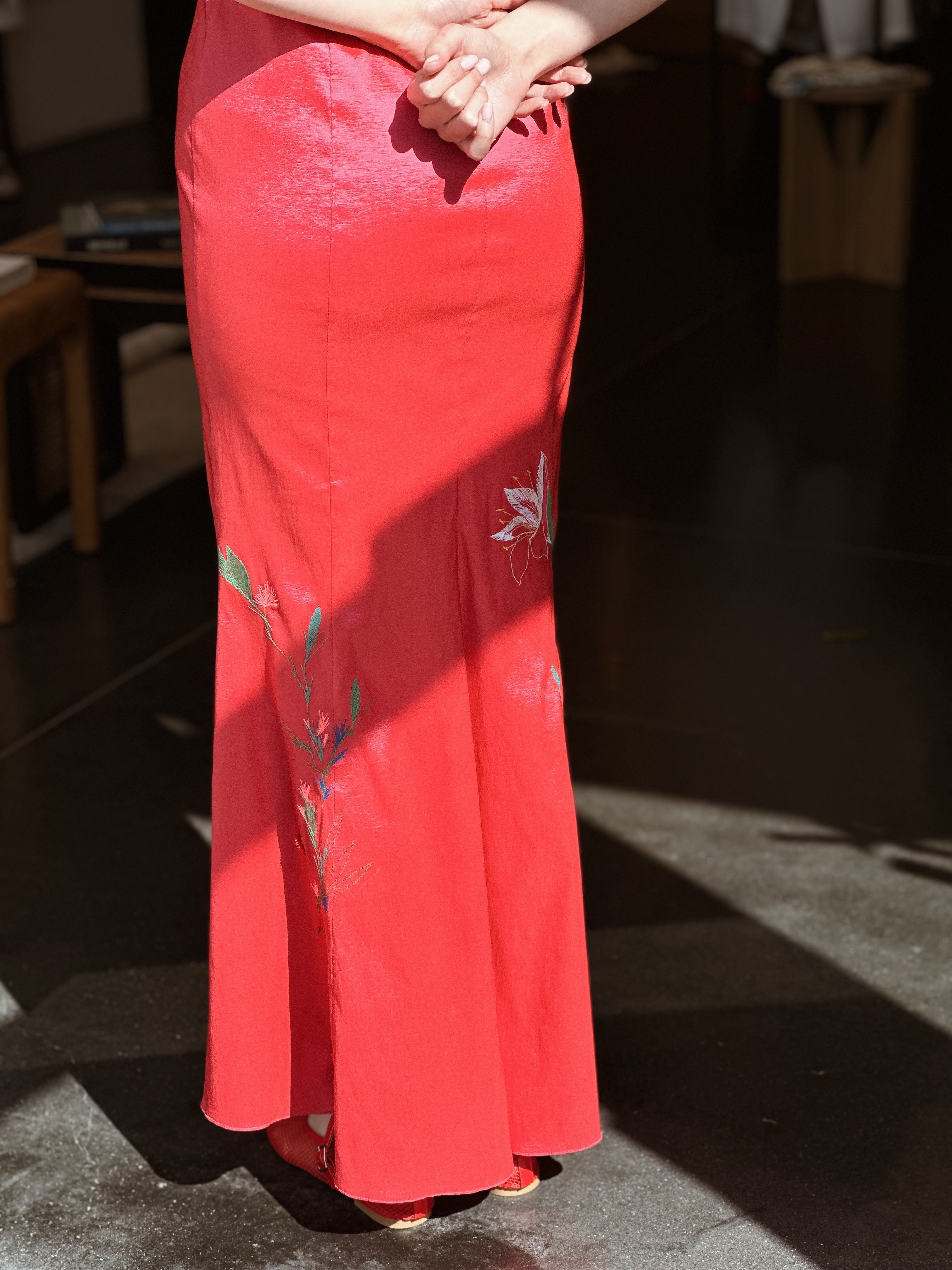 DAKOTA EMB LONG DRESS