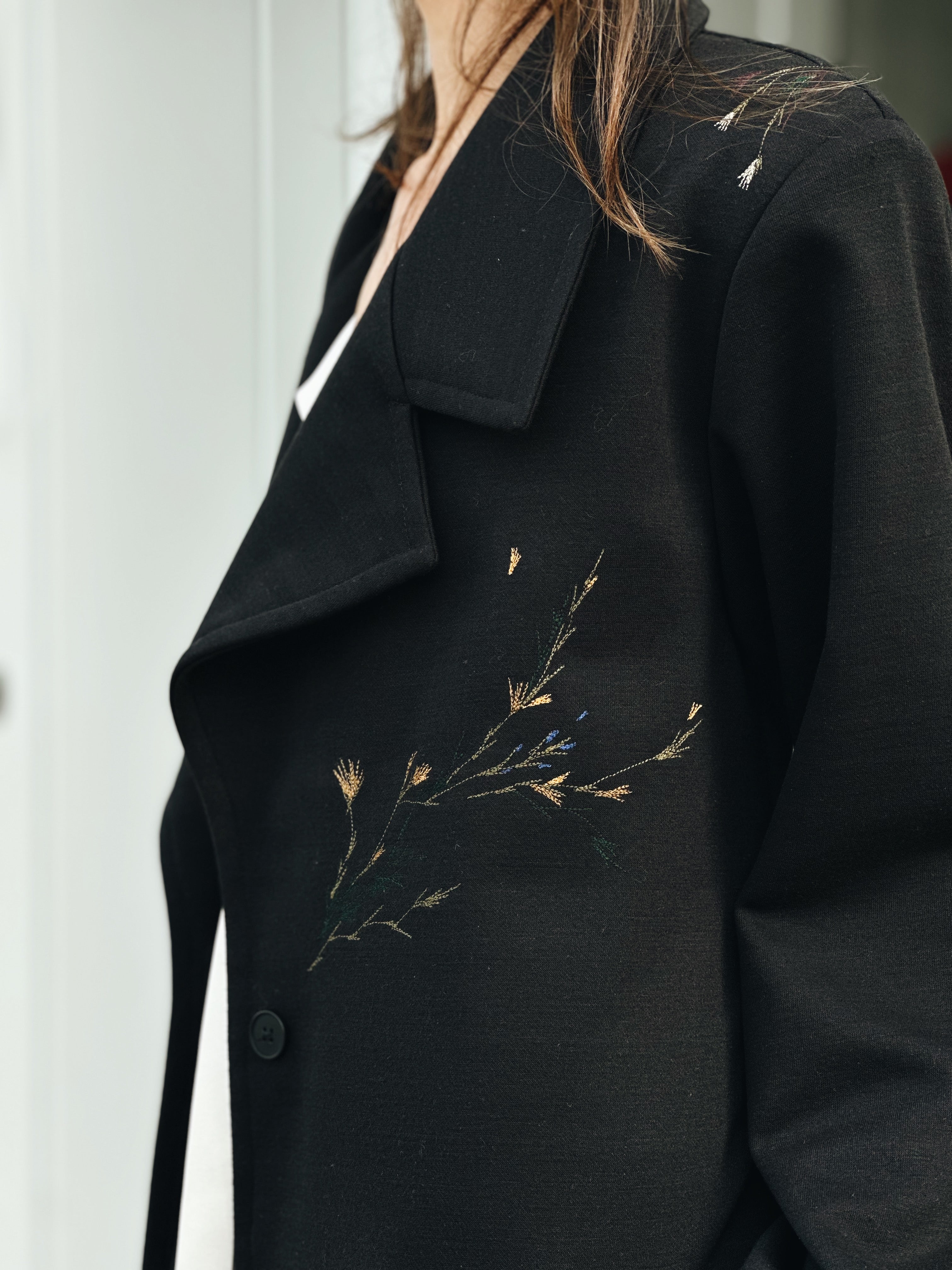 SERENA EMB COAT