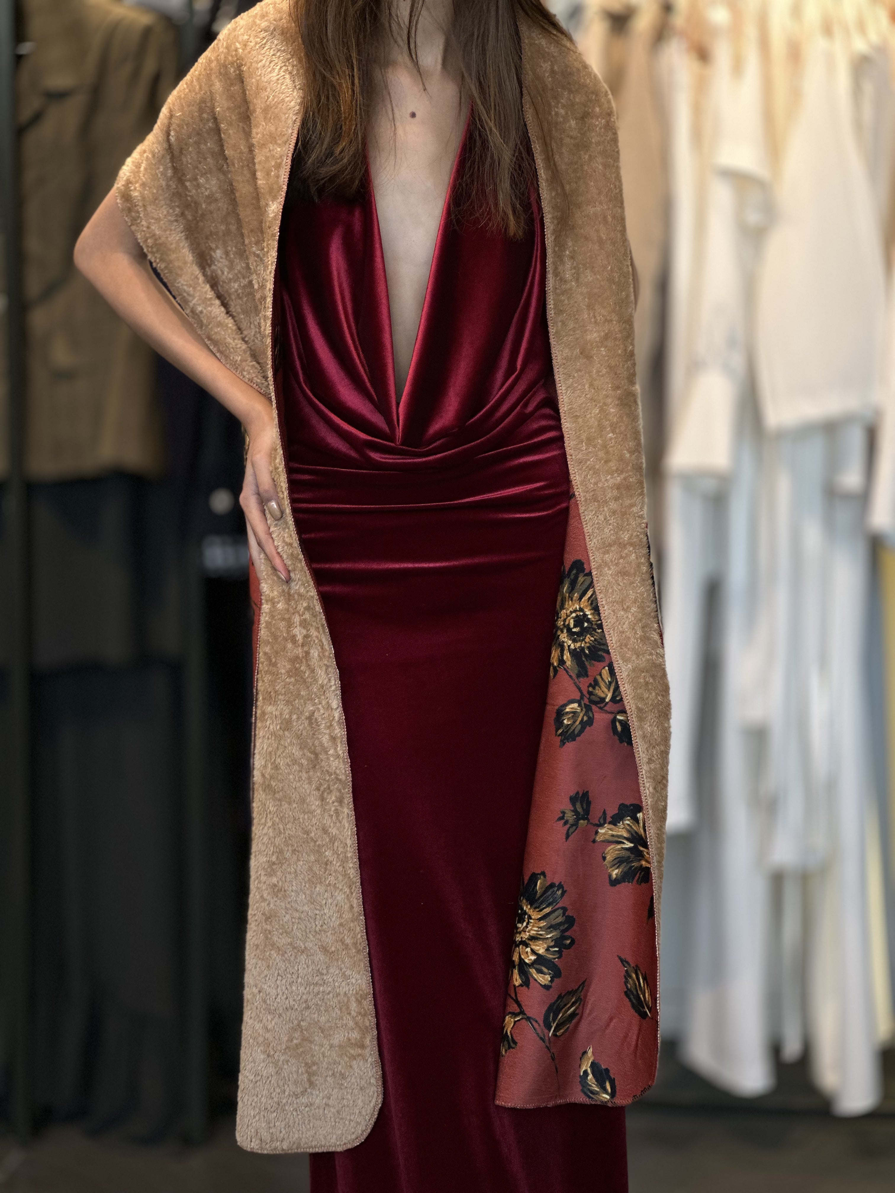 ALISON OB VELVET DRESS