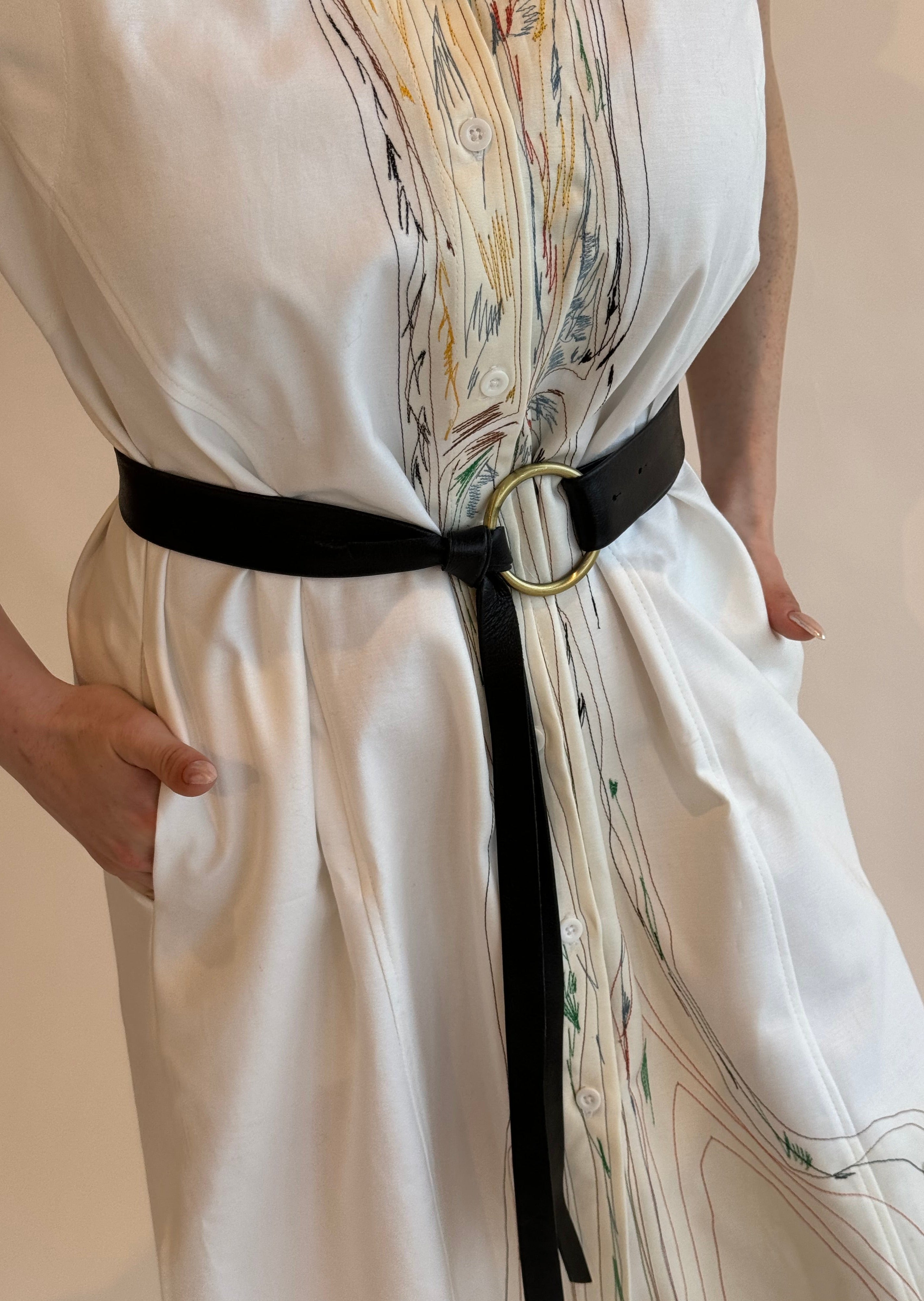 BETH SL EMB DRESS
