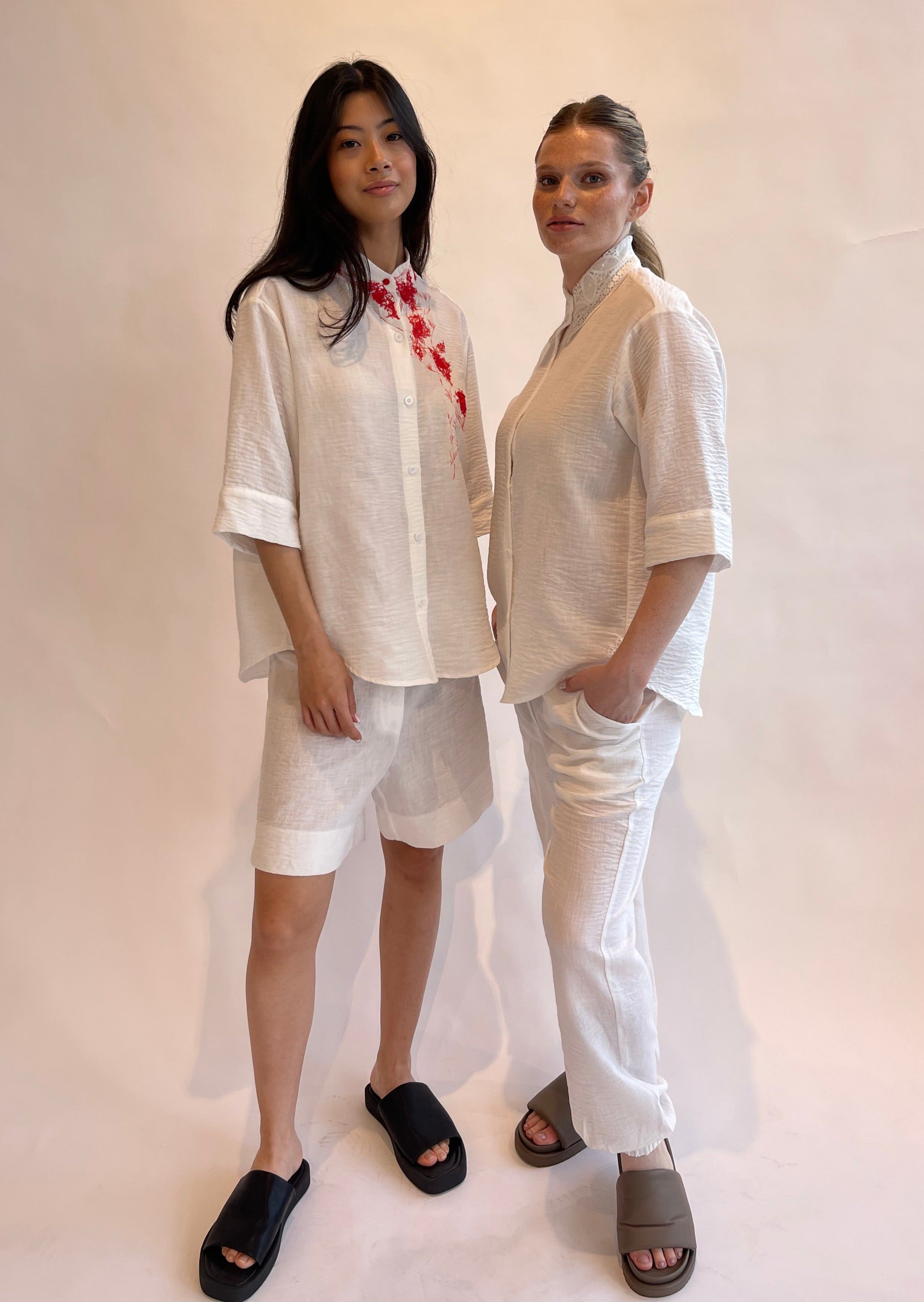 EVA S CHI EMB SHIRT
