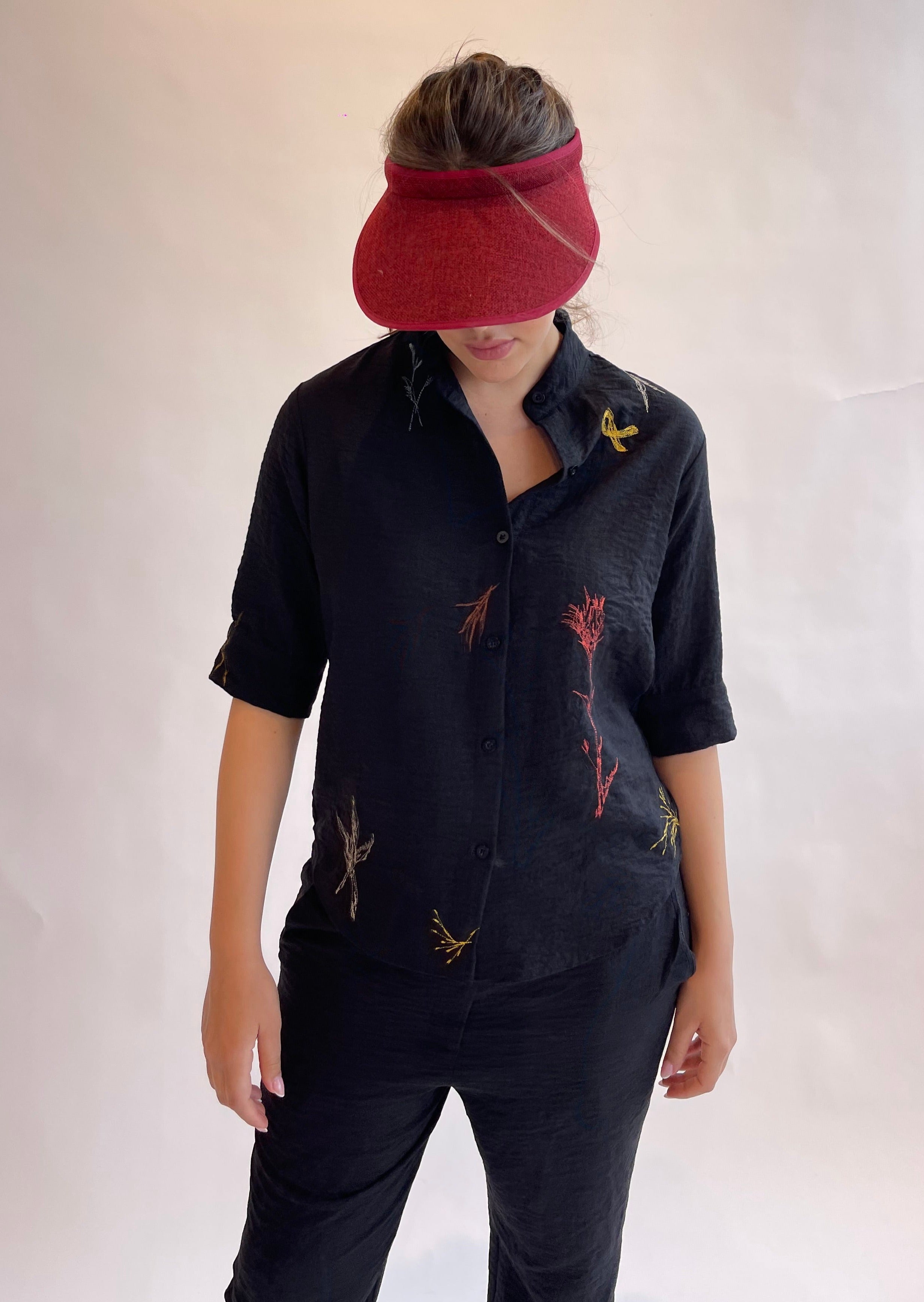 EVA S CHI EMB SHIRT