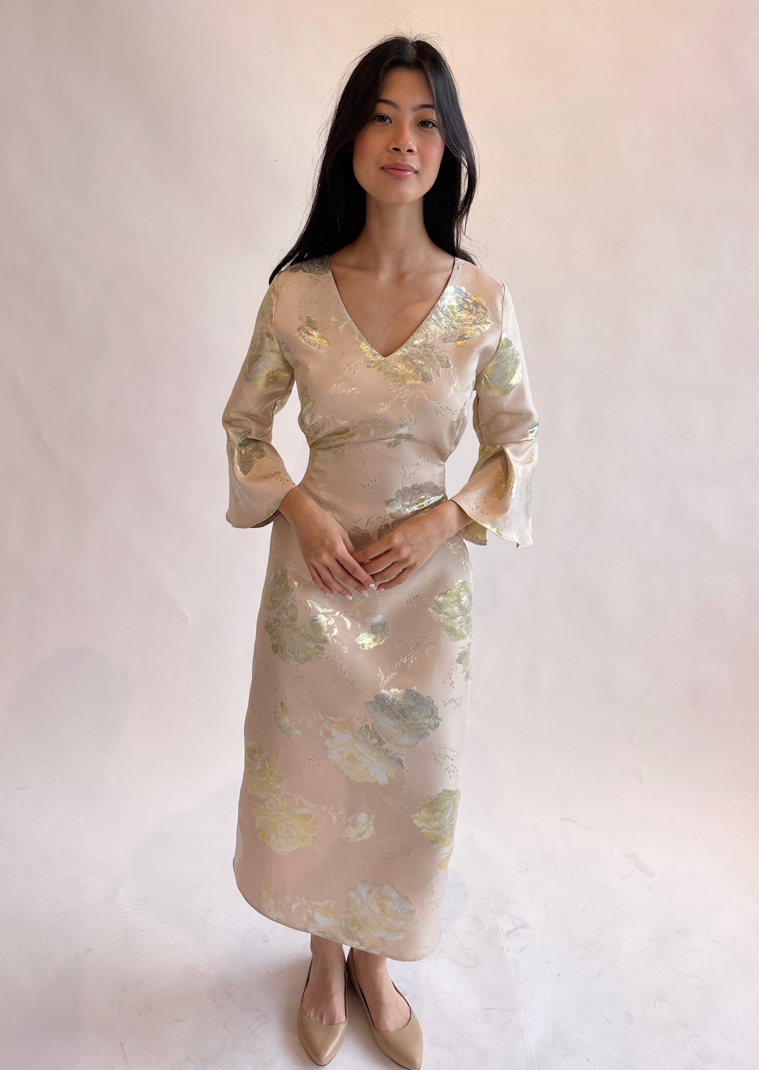 LILIAN EMB DRESS