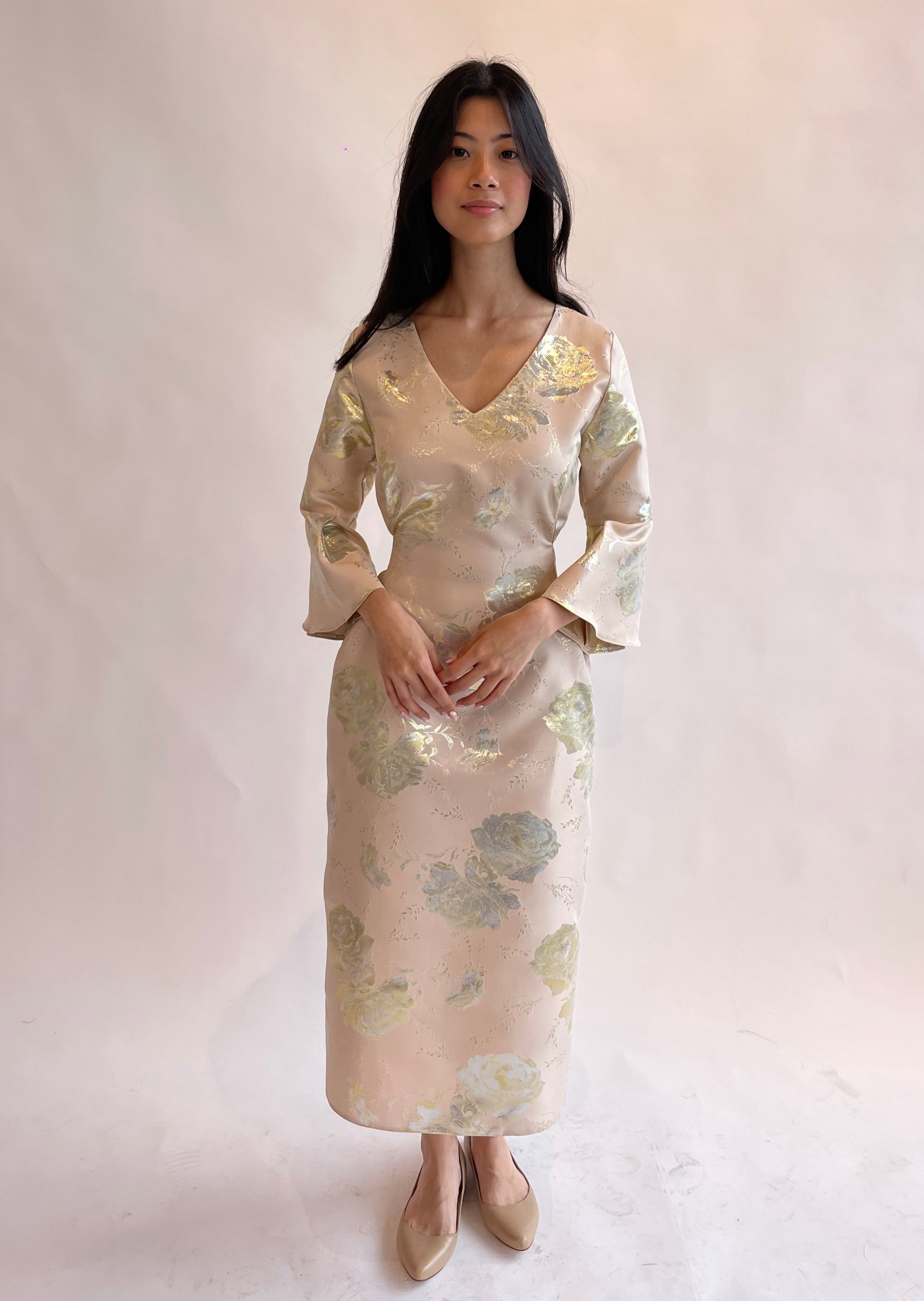 LILIAN EMB DRESS