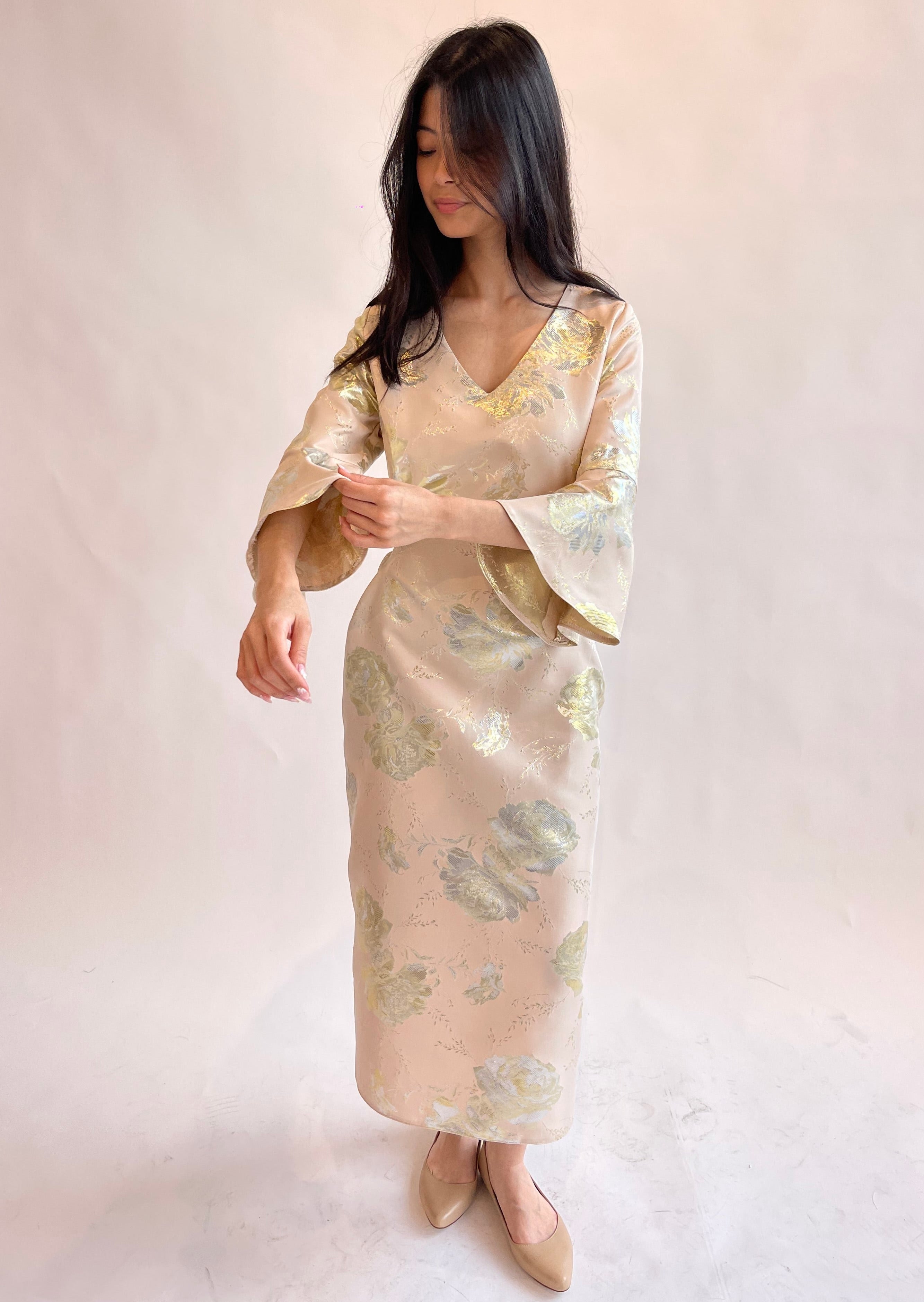 LILIAN EMB DRESS