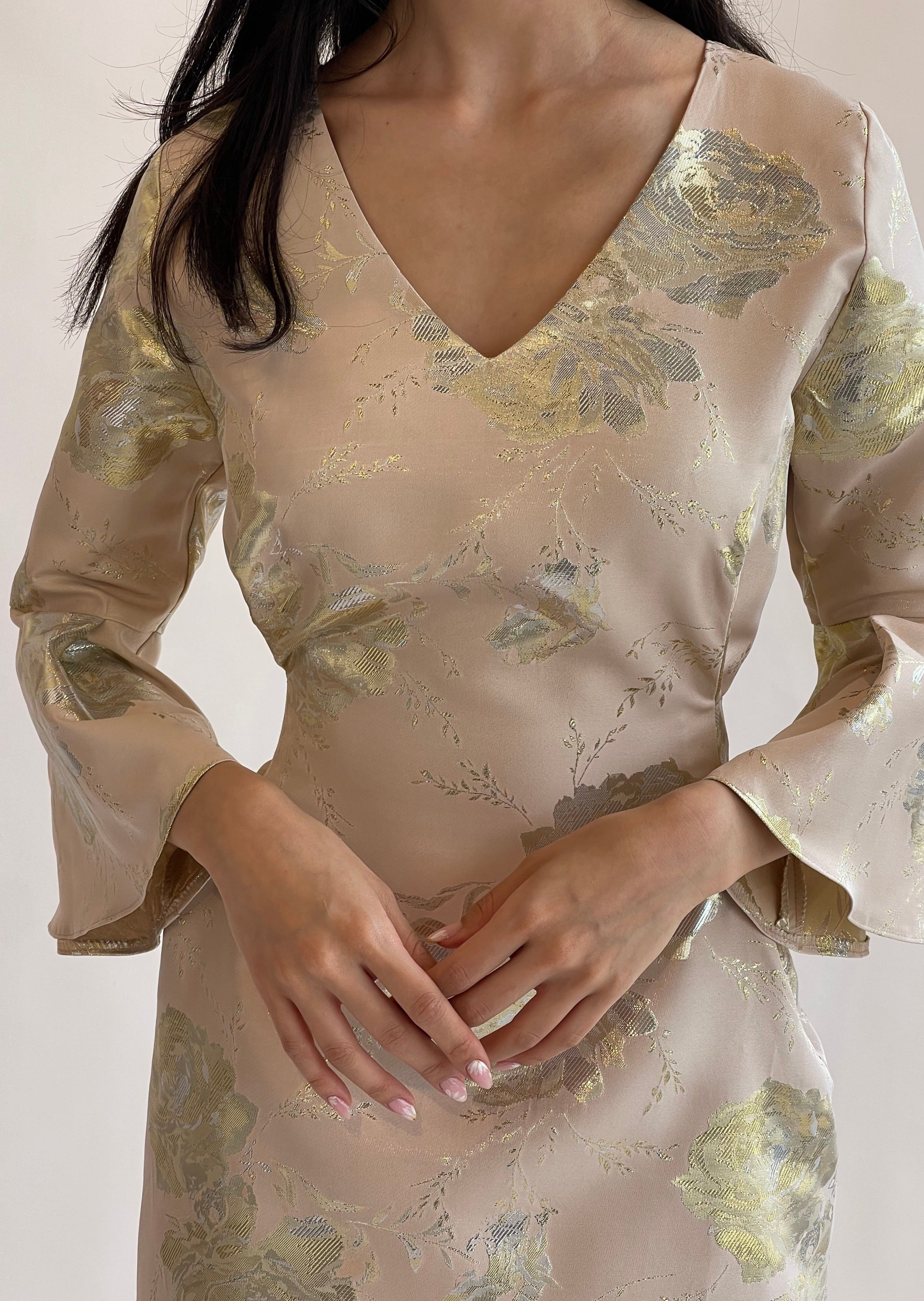 LILIAN EMB DRESS
