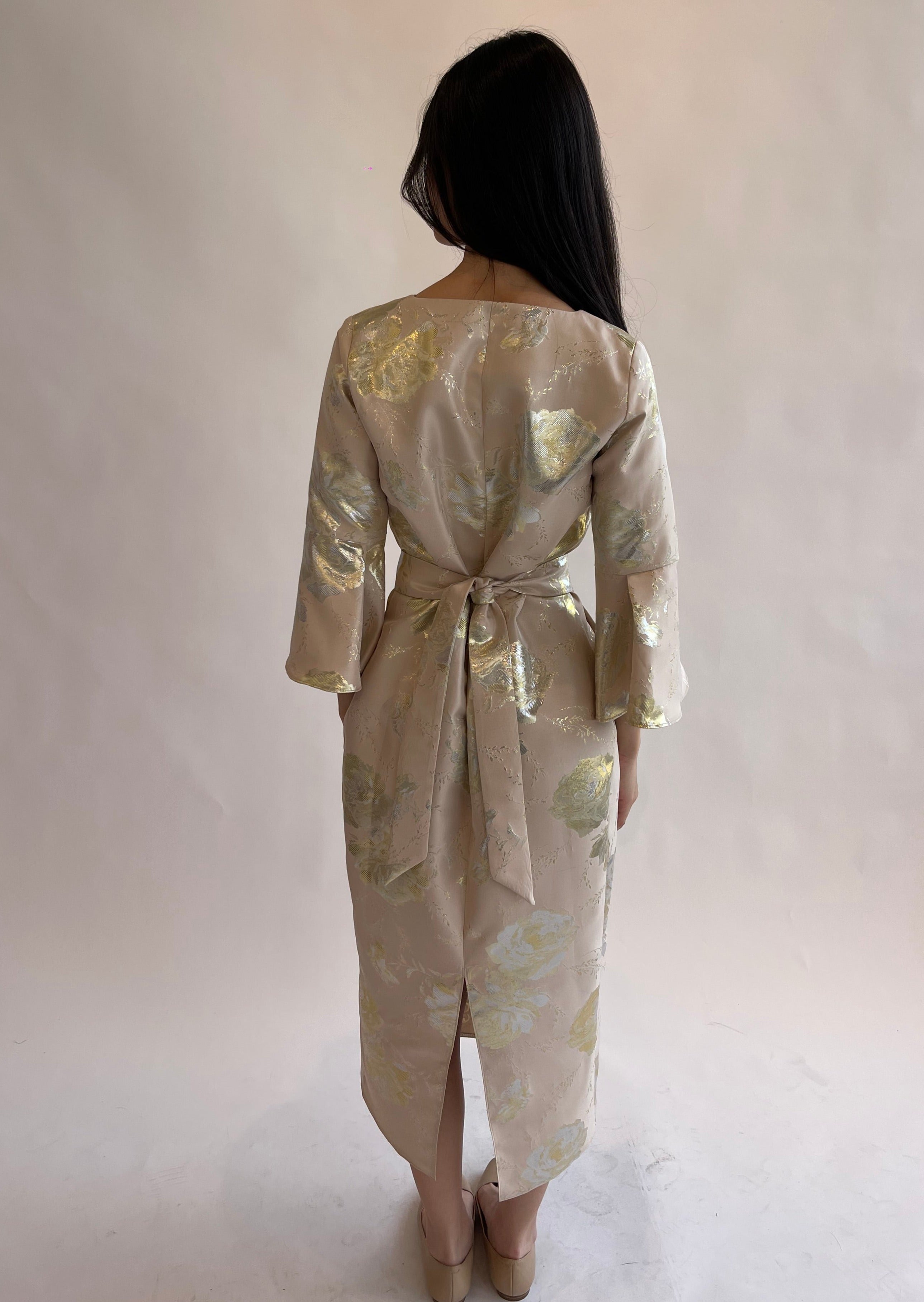 LILIAN EMB DRESS