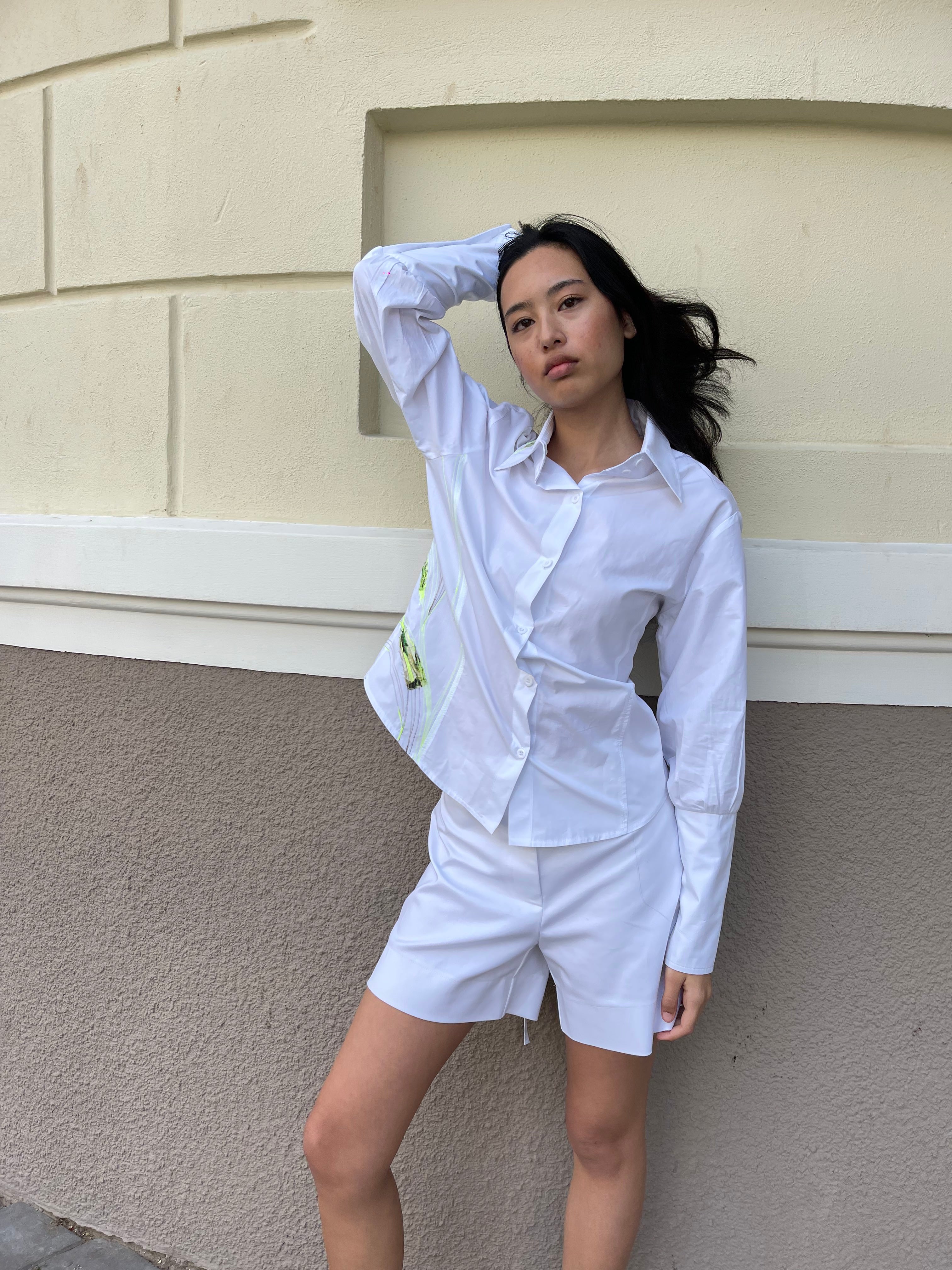 SOPHIE LONG EMB SHIRT