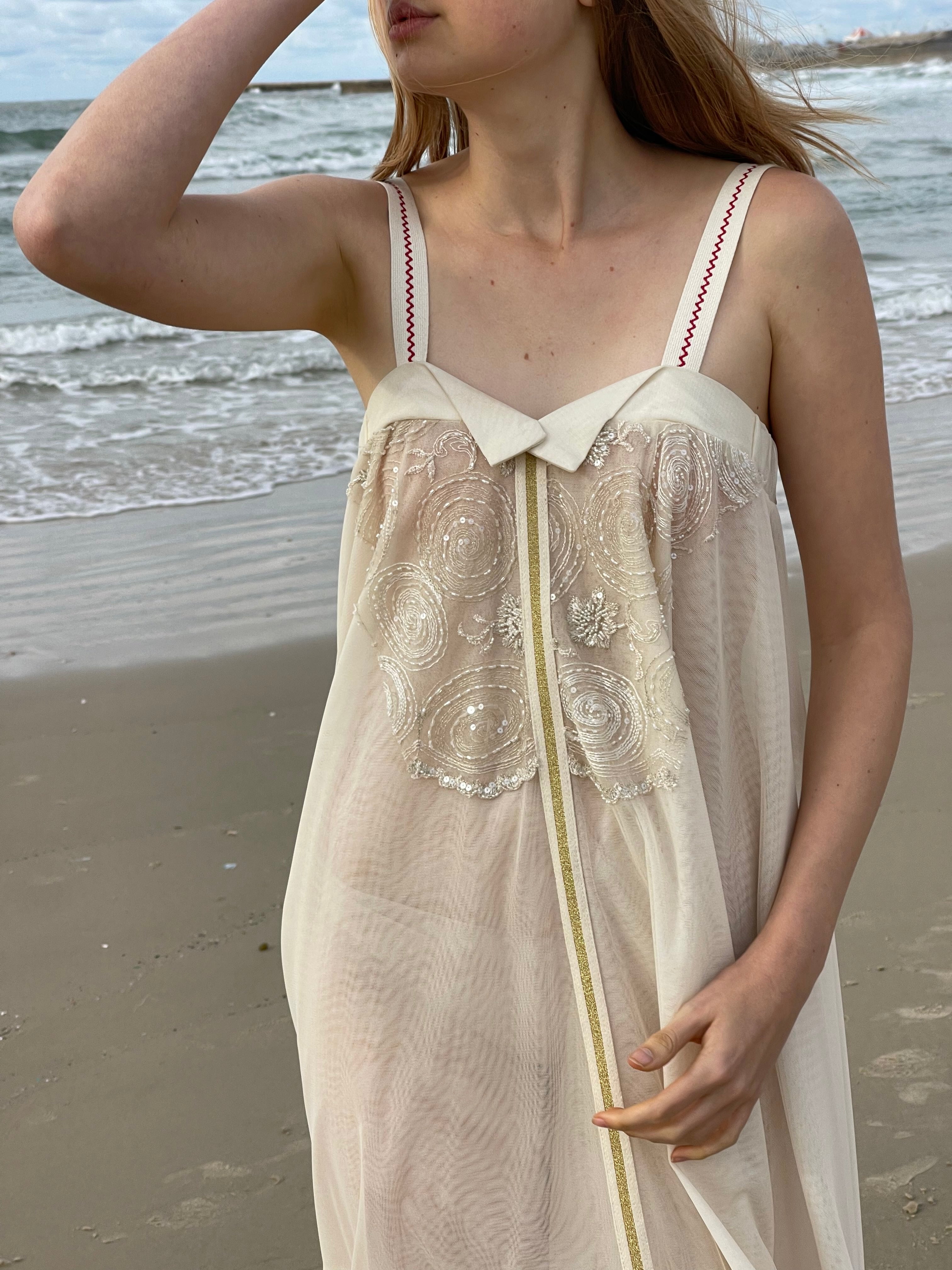 PARIS EMB DRESS