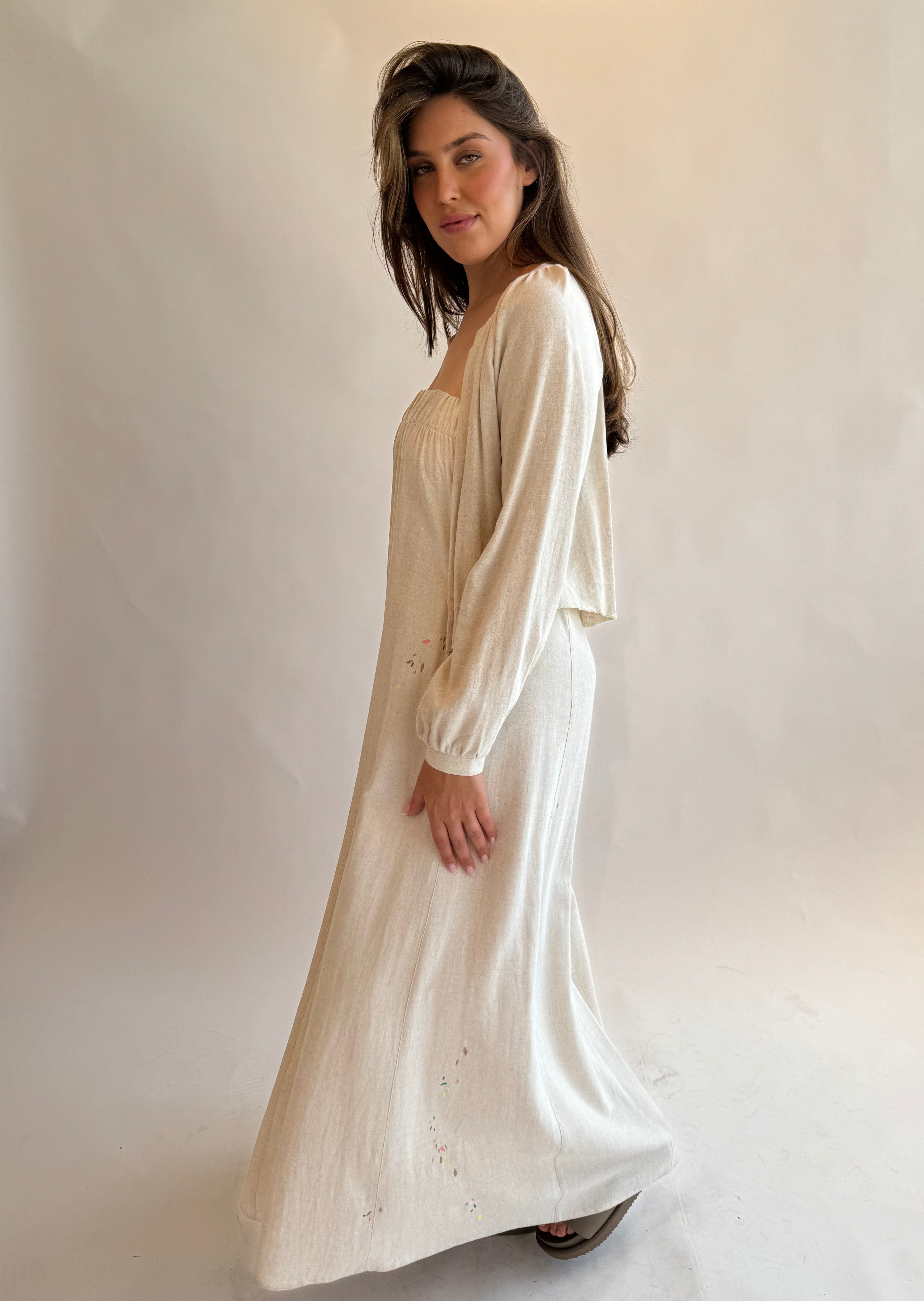 CLIFF EMB DRESS