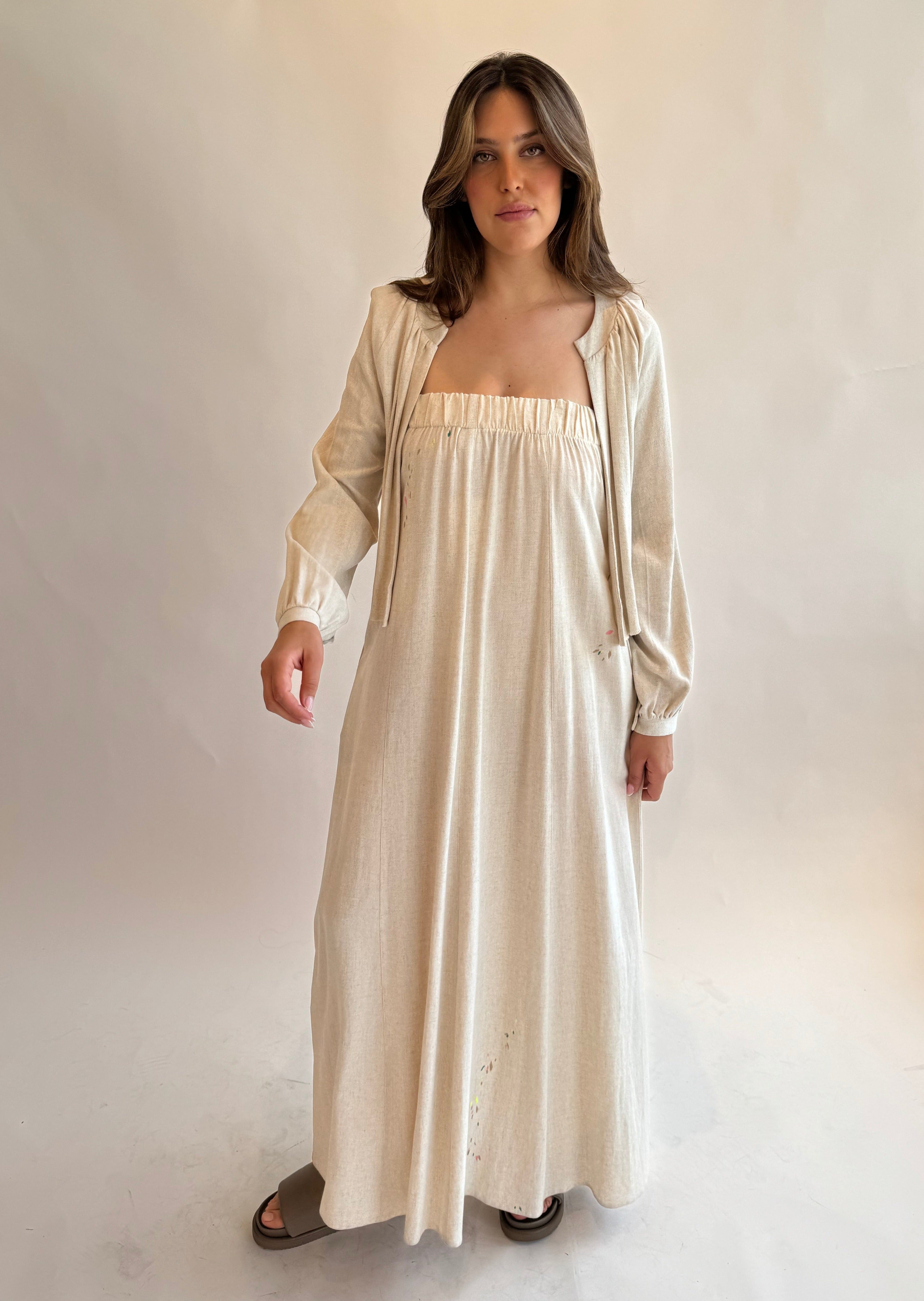 CLIFF EMB DRESS